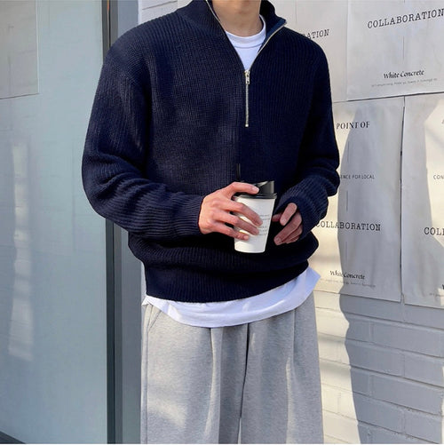 MENSWEAR HALF-ZIP SWEATER