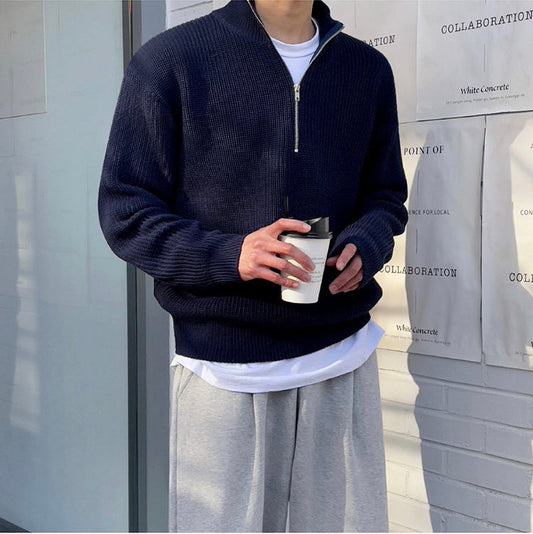 MENSWEAR HALF-ZIP SWEATER